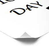 "HEB EEN NICE DAY" PUPPY DOG PERFECT POSTER (Hoek)