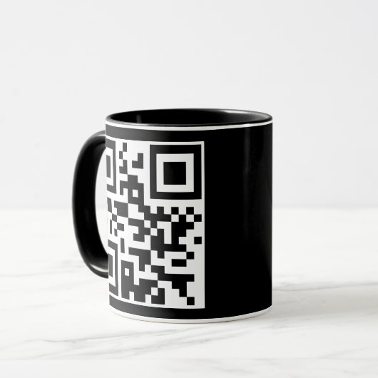 Heb een Nice Day QR-code Mok (Voorkant links)