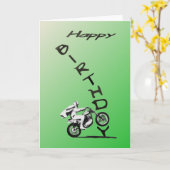 HEB EEN NIVEAU VERJAARDAG.groen. Kaart (Gele Bloem)