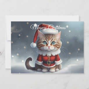 Heb een perfecte kerst ~ Miauw ^-^ Feestdagenkaart