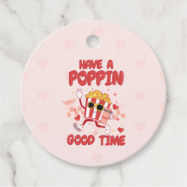 Heb een poppin goede tijd bedankjes labels
