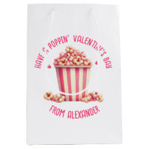 Heb een Popping Valentijnsdag Pink Popcorn Heart