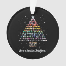 Heb een Rockin Christmas Crystal Gem Tree Rockhoun Ornament