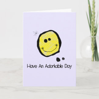 Heb een schattig dag wenskaart kaart