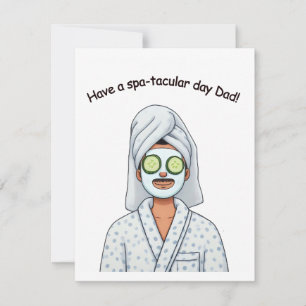 Heb een spa-tacular dag papa vaders cadeau