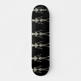 Heb een spoky-halloween, Halloween-skelet Skateboard