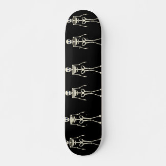 Heb een spoky-halloween, Halloween-skelet Skateboard