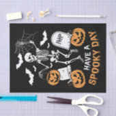 Heb een Spooky Day Halloween Witch Gift Skeleton Tissuepapier (Craft)