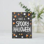Heb een Spooky Halloween Briefkaart (Staand voorkant)
