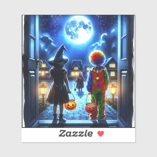 Heb een Spooky Halloween Sticker (Vel)