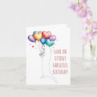 Heb een totaal Geweldige verjaardagsotter Kaart