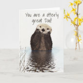 Heb een verbazingwekkende orthday Otter Kaart (Gele Bloem)