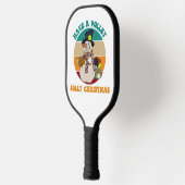 Heb een Volley Jolly Kerstmis. Funny Pickleball Pickleball Paddle (Links)
