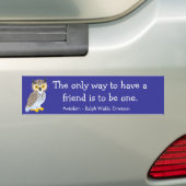 Heb een Vriend Bumpersticker (Op auto)