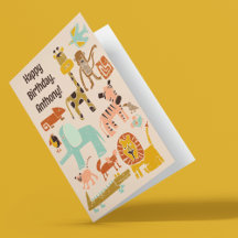 Heb een Wild Day Oerwoud Animals Verjaardag