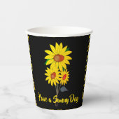 Heb een zonnige dag papieren bekers (Voorkant)