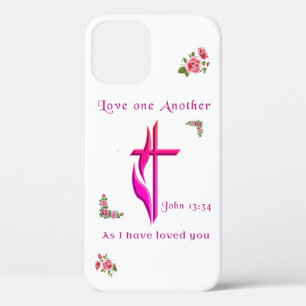 Heb elkaar lief iPhone 12 hoesje