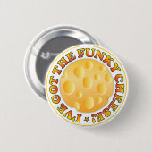 Heb Funky Cheese Ronde Button 5,7 Cm (Voorkant /achterkant)
