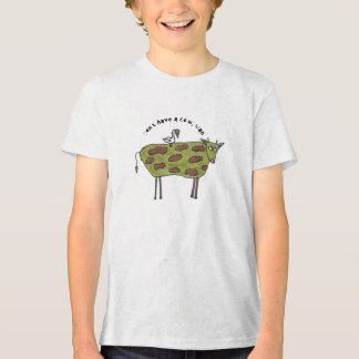 Heb geen koe man Tri-Blend shirt