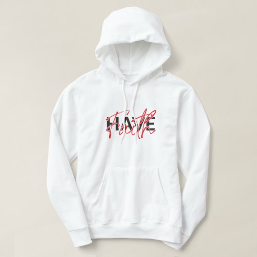 Heb geloof hoodie (Design voorkant)
