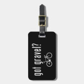 Heb grindfiets bagagelabel (Voorkant verticaal)