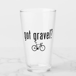 Heb grindfiets glas