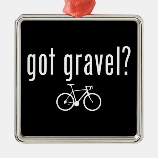 Heb grindfiets metalen ornament (Voorkant)