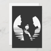 Heb handen een Apple aan Adam, Witte Versie 2/3 Feestdagenkaart (Voorkant / Achterkant)