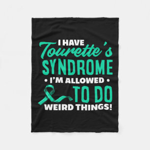 Heb het Tourette syndroom Leuk Tourette Syndroom Fleece Deken