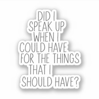 Heb ik gesproken? sticker