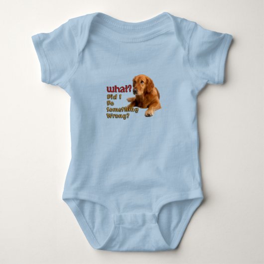 Heb ik iets verkeerds gedaan in het super-Cute Dog Romper (Voorkant)