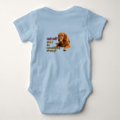 Heb ik iets verkeerds gedaan in het super-Cute Dog Romper (Achterkant)