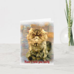 Heb ik je de laatste tijd verteld. . . kaart