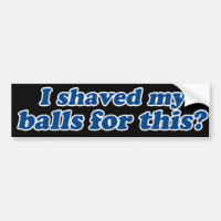Heb ik mijn ballen hiervoor geschoren?