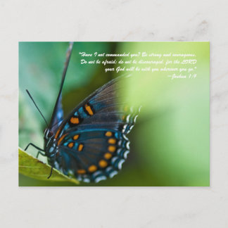 "Heb ik u niet bevolen? Wees sterk en moedig Briefkaart