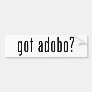 Heb je adobo? bumpersticker
