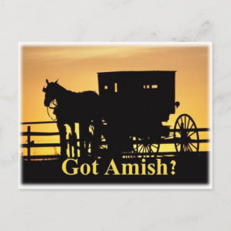 Heb je Amish? Briefkaart