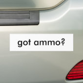 Heb je ammo ? bumpersticker (Op auto)