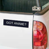 Heb je Anime? Bumpersticker (Op Truck)