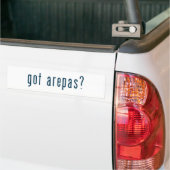 Heb je arepas? bumpersticker (Op Truck)
