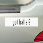 Heb je ballet? bumpersticker (Op auto)