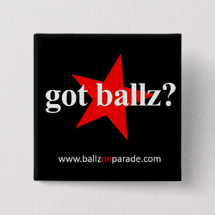 Heb je Ballz? Button