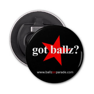 Heb je Ballz? Knoopflesopening Button Flesopener