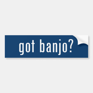Heb je banjo? bumpersticker