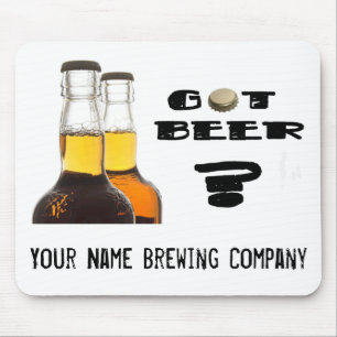 Heb je Beer? U-Brew- of Brewbouwbedrijf Muismat