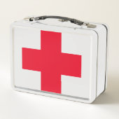 Heb je bloed? EHBO-kit metalen lunchbox (Achterkant)