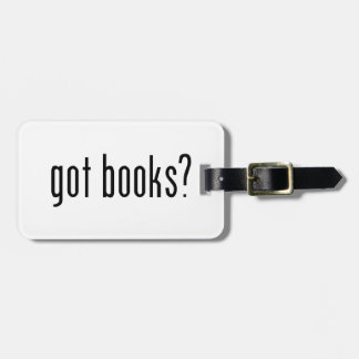 Heb je boeken? bagagelabel