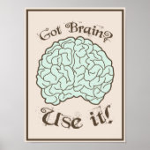 Heb je Brain? Gebruik het! Poster (Voorkant)