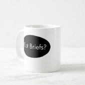 Heb je Briefs?  Mok advocaat (Voorkant links)