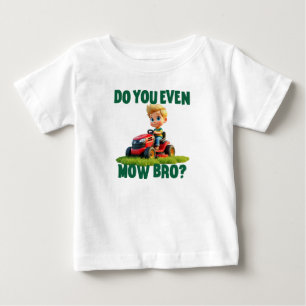 ‘Heb je broertje gemaaid?’ T-shirt en bodysuit